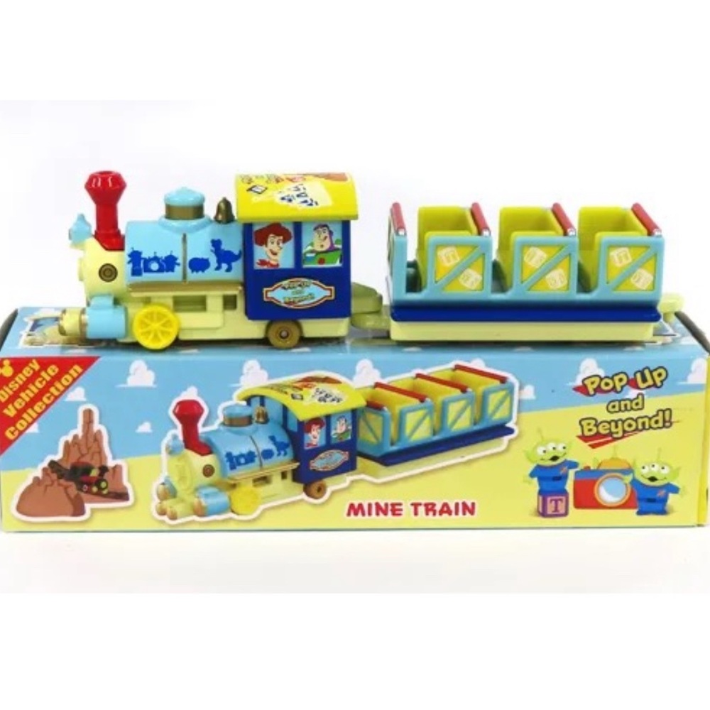 BNIB Tomica Tokyo Disney Resort Minicar Mine Train TOY STORY Pop Up And Beyond